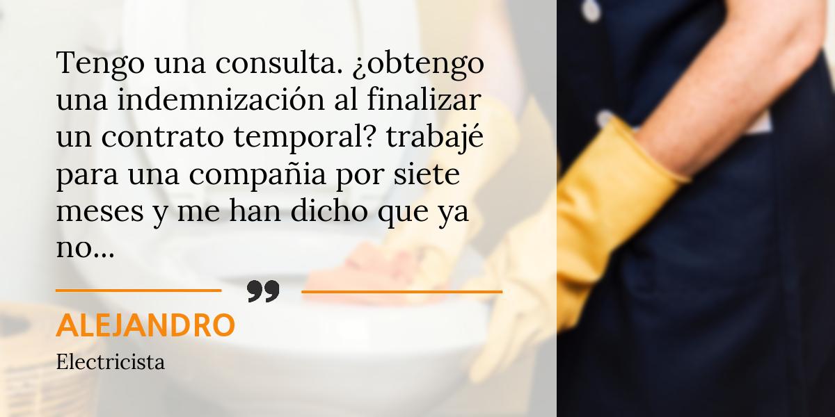 Despido en un contrato por obra y servicio determinado 