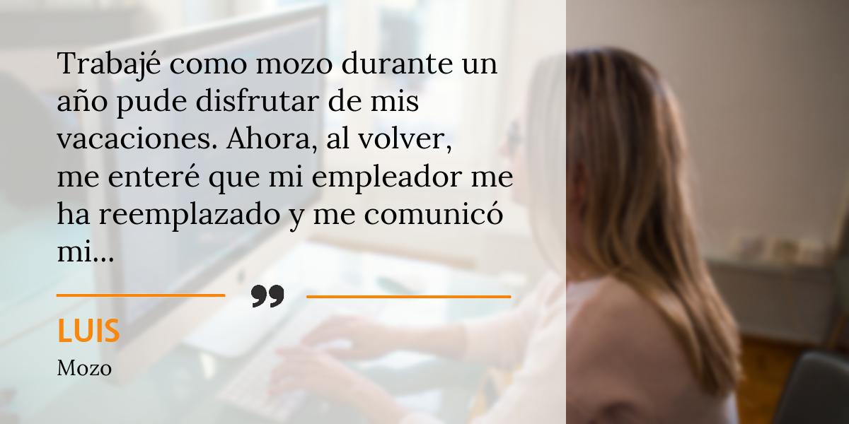 Vacaciones disfrutadas y despido - TuDevolucion.com